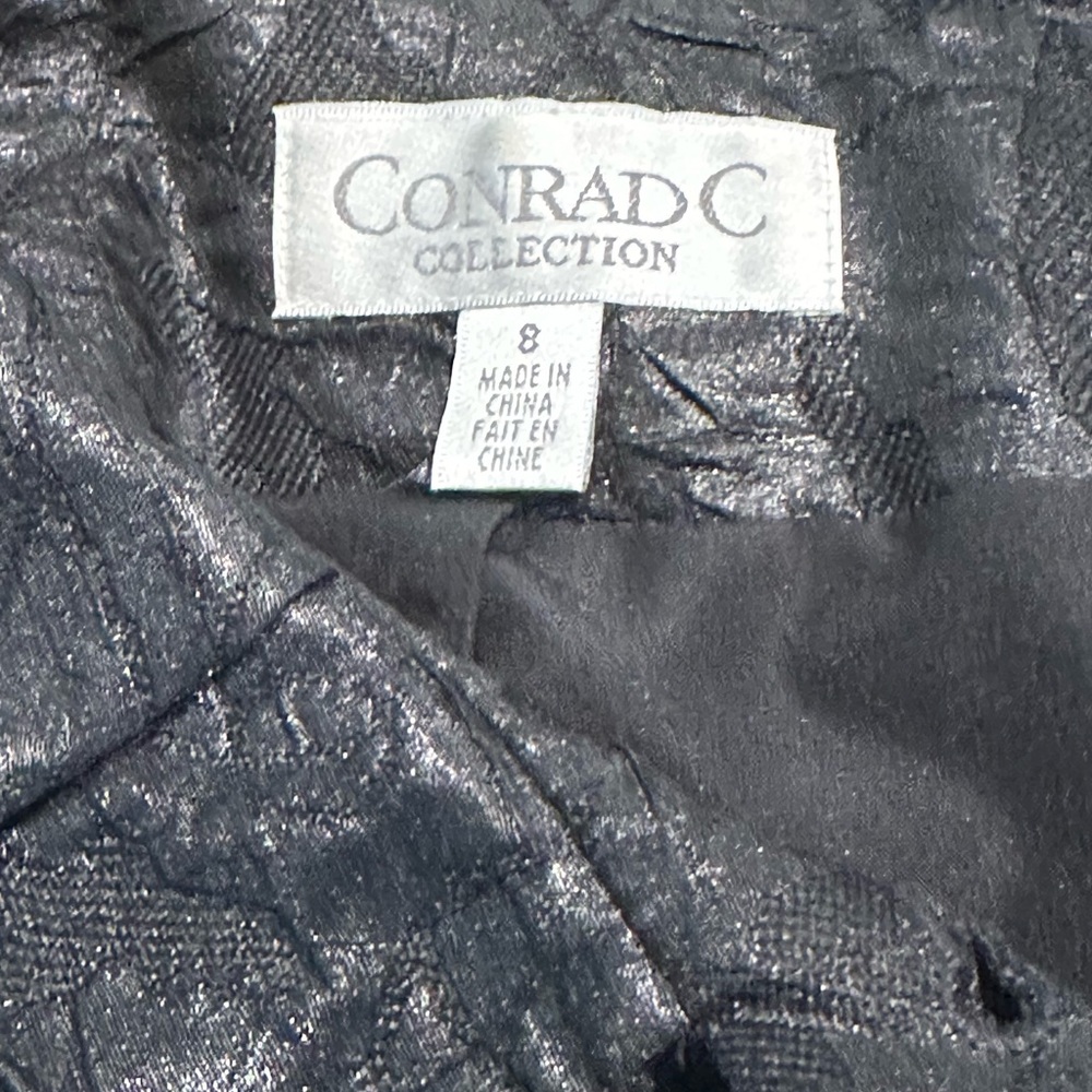 Chic Black Textured Button Up Jacket - image 8